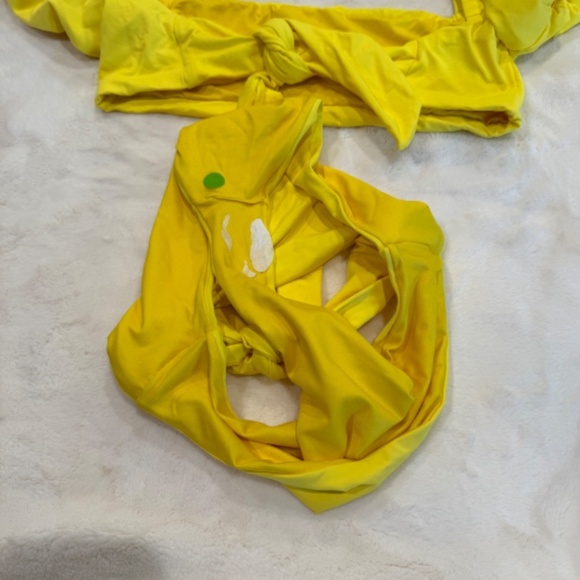 New! SET Agua Bendita Eileen Isabella Puff Sleeve Cheeky Bikini 31083 - Picture 9 of 11